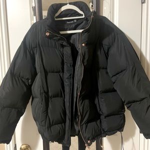 Oversized Black Puffer Jacket